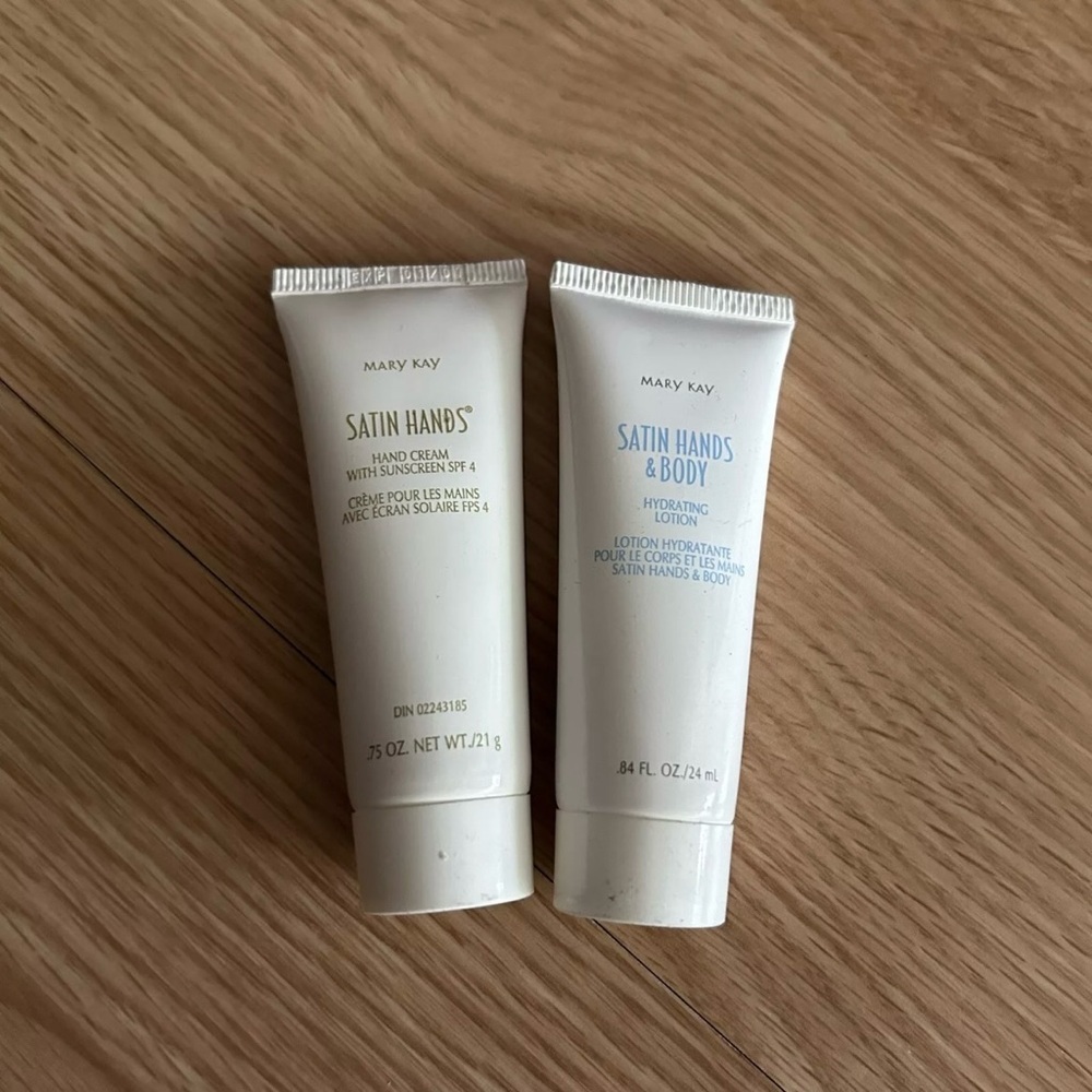 Mary Kay Satin Hands & Body (Hand Cream & Hydrating Lotion)